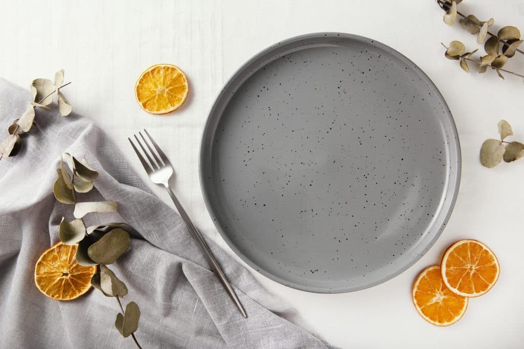 assiette design pour repas de tout les jours